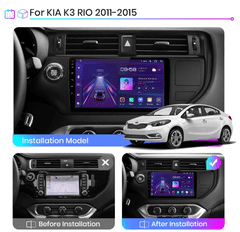 Android Autorádio KIA RIO K3 2011 2012 2013-2015 Android s GPS navigací, WIFI, USB, Bluetooth, 2din rádio KIA K3 RIO 2011 2012 2013-2015