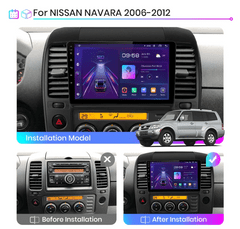 2GB RAM Autorádio NISSAN NAVARA 2006-2012 Android s GPS navigací, WIFI, USB, Bluetooth, Android rádio NISSAN NAVARA 2006-2012 Handsfree