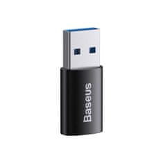 BASEUS Baseus Ingenuity Series Mini adaptér USB 3.1 OTG na USB-C černý (ZJJQ000101)