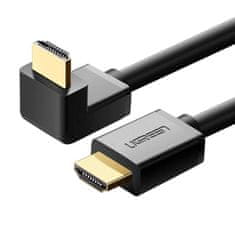 Ugreen Ugreen úhlový kabel HDMI (90°) 4K 2m černý (HD103)