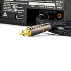 WOZINSKY Wozinsky optický digitální audio kabel Toslink SPDIF 3m černý (WOPT-30)