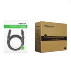 Ugreen Prodlužovací audio kabel Ugreen mikrofonní kabel XLR (samice) - XLR (samec) 1 m (AV130)