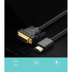 Ugreen Ugreen kabel HDMI - DVI 4K 60Hz 30AWG 1m černý (30116)