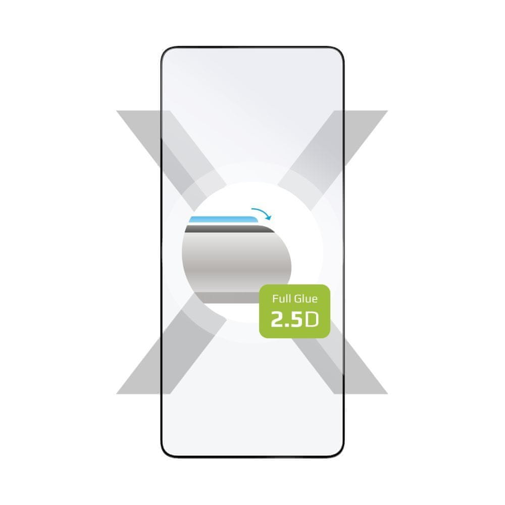 Levně FIXED Ochranné tvrzené sklo FIXED Full-Cover pro Oppo A79 5G, lepení přes celý displej, černé