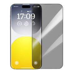 BASEUS Ochrana soukromí Tvrzené sklo Baseus Diamond iPhone 15 Plus