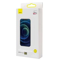 BASEUS Tvrzené sklo 0,3 mm Baseus pro iPhone 12 Pro Max 6,7 palce (2ks)