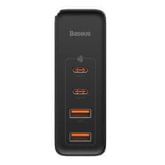 BASEUS Cestovní nabíječka Baseus GaN2 Pro Quick 2x USB 2x USB-C, 100W, EU (černá)