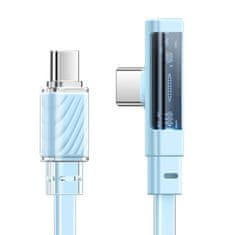 Mcdodo Kabel USB-C na USB-C Mcdodo CA-3452 100W 90 stupňů 1,2 m (modrý)
