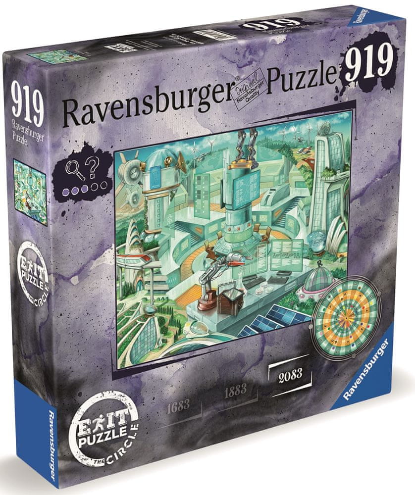 Levně Ravensburger 174485 EXIT Puzzle - The Circle: Ravensburg 2083 919 dílků