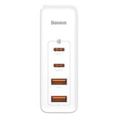 BASEUS Cestovní nabíječka Baseus GaN2 Pro Quick 2x USB 2x USB-C, 100W, EU (bílá)