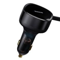 BASEUS Nabíječka do auta Baseus Enjoyment s kabelem USB-C, 33 W (černá)