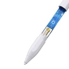 Joyroom Dvourežimové stylusové pero s držákem Joyroom JR-K12 (bílé)