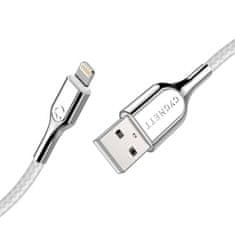 Cygnett Kabel Lightning na USB Cygnett Armoured 2,4A 12W 0,1 m (bílý)
