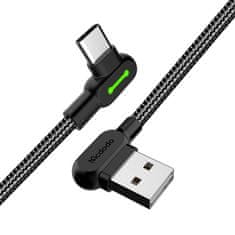 Mcdodo Kabel USB-C Mcdodo CA-5280 LED, 1,2 m (černý)