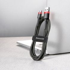 BASEUS Cafule Micro USB kabel 2A 3m (černo-červený)