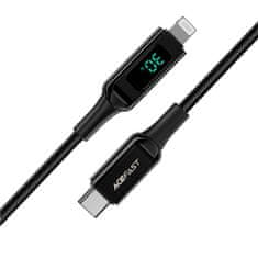 AceFast Kabel USB-C na Lightning Acefast C6-01, 30W, MFi, 1,2 m (černý)