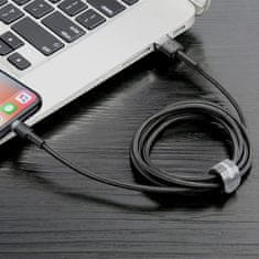 BASEUS Cafule USB Lightning kabel 2A 3m (černý šedý)