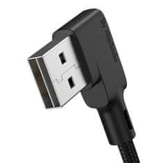 Mcdodo Kabel USB-Lightning, Mcdodo CA-7300, úhlový, 1,8 m (černý)