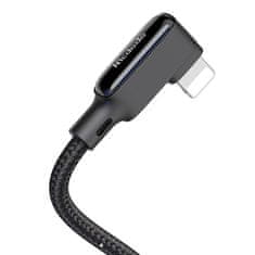 Mcdodo Kabel USB-Lightning, Mcdodo CA-7300, úhlový, 1,8 m (černý)