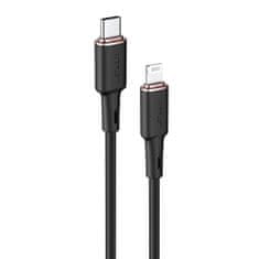 AceFast Kabel USB-C k Lightining Acefast C2-01, 30W, MFi, 1,2 m (černý)