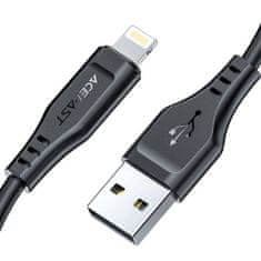 AceFast Kabel USB k Lightining Acefast C3-02, MFi, 2,4A 1,2 m (černý)
