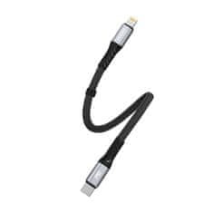 DUDAO Kabel USB-C na Lightning Dudao 20W PD 0,23 m (černý)