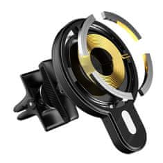 DUDAO Magnetický držák do auta Dudao F13 s indukční nabíječkou Qi, 15 W (černý)