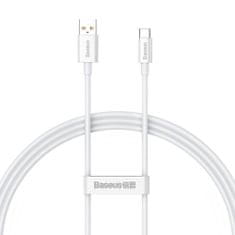BASEUS Kabel USB do USB-C Baseus Superior 100W 1m (bílý)