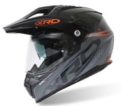 XRC Helma na motorku dark grey/black/orange vel. XS