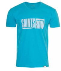 Gaya Entertainment Saints Row Logo Blue - pánské tričko - velikost XL