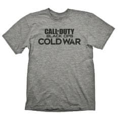 Gaya Entertainment Call of Duty: Cold War pánské tričko "Logo" šedé Melange - velikost - M