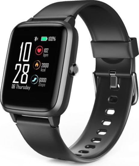 Hama sportovní hodinky Fit Watch 5910/ voděodolné/ GPS/ pulz/ kalorie/ analýza spánku/ krokoměr/ černé