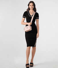 Karl Lagerfeld PARIS dámské svetrové šaty SWEATER černé XS