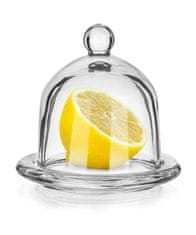 VETRO PLUS dóza na citron skleněná A13036 LIMON ¤12,5cm