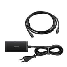 BASEUS Baseus síťový HDMI HUB 2 x USB-C / HDMI 4K 30Hz 1,5m černý + USB-C - USB-C 100W 40Gb/s kabel 1m