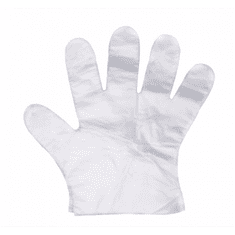 BB-Shop Jednorázové mikrotenové rukavice silné univerzální 100 kusů