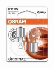 Osram OSRAM P21W 7506-02B, 21W, 12V, BA15s blistr duo box