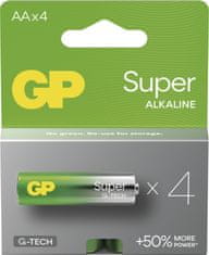 GP Batteries GP Alkalická baterie SUPER AA (LR6) - 4ks