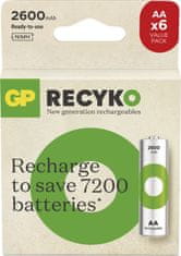 GP Batteries GP Nabíjecí bat. ReCyko 2600 AA (HR6) - 6ks