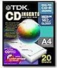 TDK A4 CD lesklý 20ks, 162g*