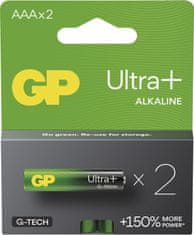 GP Batteries GP Alkalická baterie ULTRA PLUS AAA (LR03) - 2ks