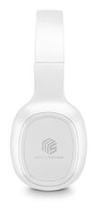 VšeNaMobily.cz Bluetooth sluchátka MUSIC SOUND s hlavovým mostem a mikrofonem, bílá