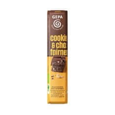 Gepa BIO hořká čokoládová tyčinka s cookies - vegan 45g