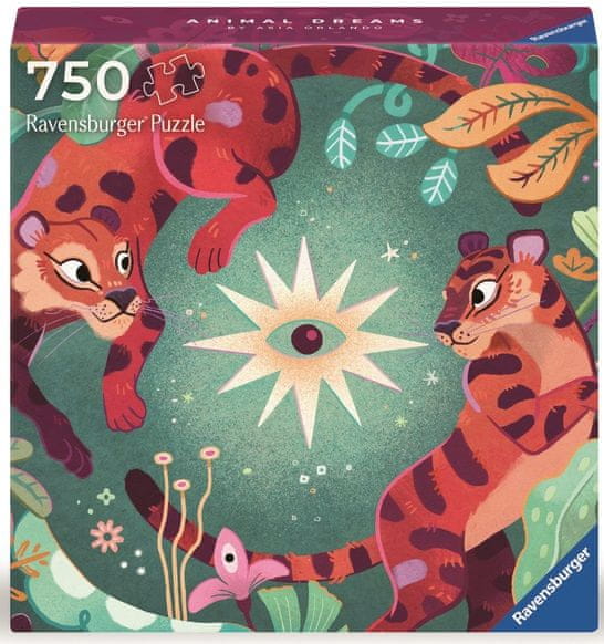 Levně Ravensburger Puzzle Art & Soul: Zvířecí sny 750 dílků