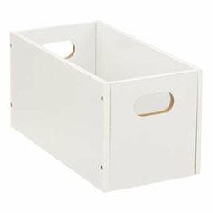 Intesi Box / Krabice do regálu 15x31cm dřevěný bílý