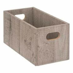 Intesi Box / Krabice do regálu 15x31cm dřevěný šedý