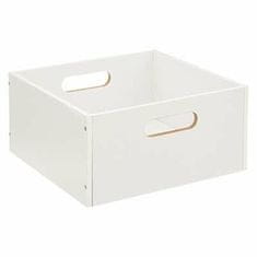 Intesi Box / Krabice do regálu 31x15cm dřevěný bílý
