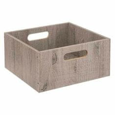 Intesi Box / Krabice do regálu 31x15cm dřevěný šedý
