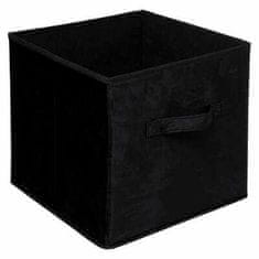 Intesi Box / Krabice do regálu 31x31cm Sametová černá