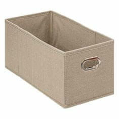 Intesi Box / Krabice do regálu 15x31cm hladký béžový tmavý